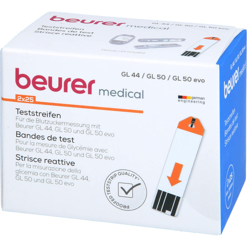 BEURER GL44/GL50 TESTSTREI 50 St