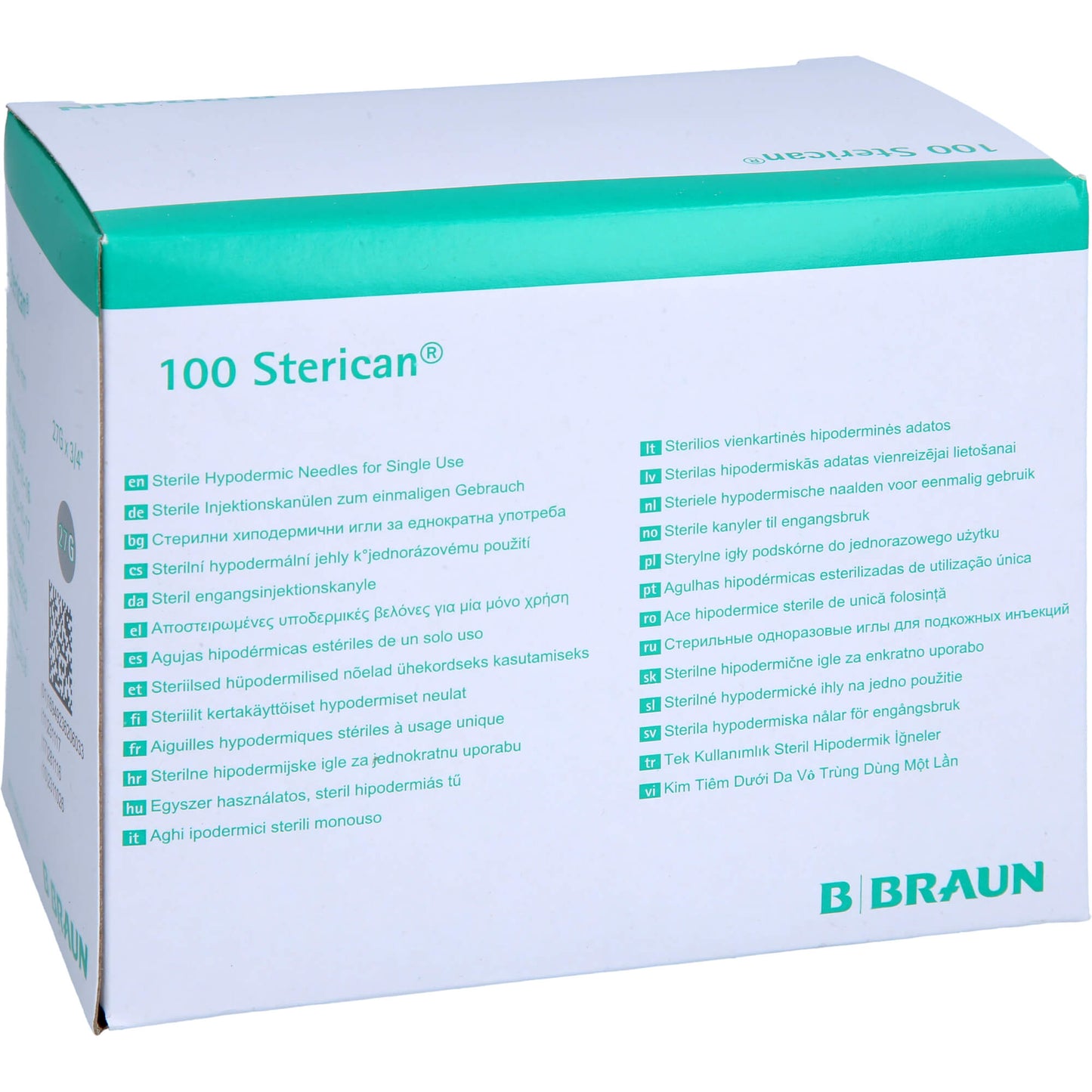 STERICAN Einmalkanüle 27 G 20 mm 100 St