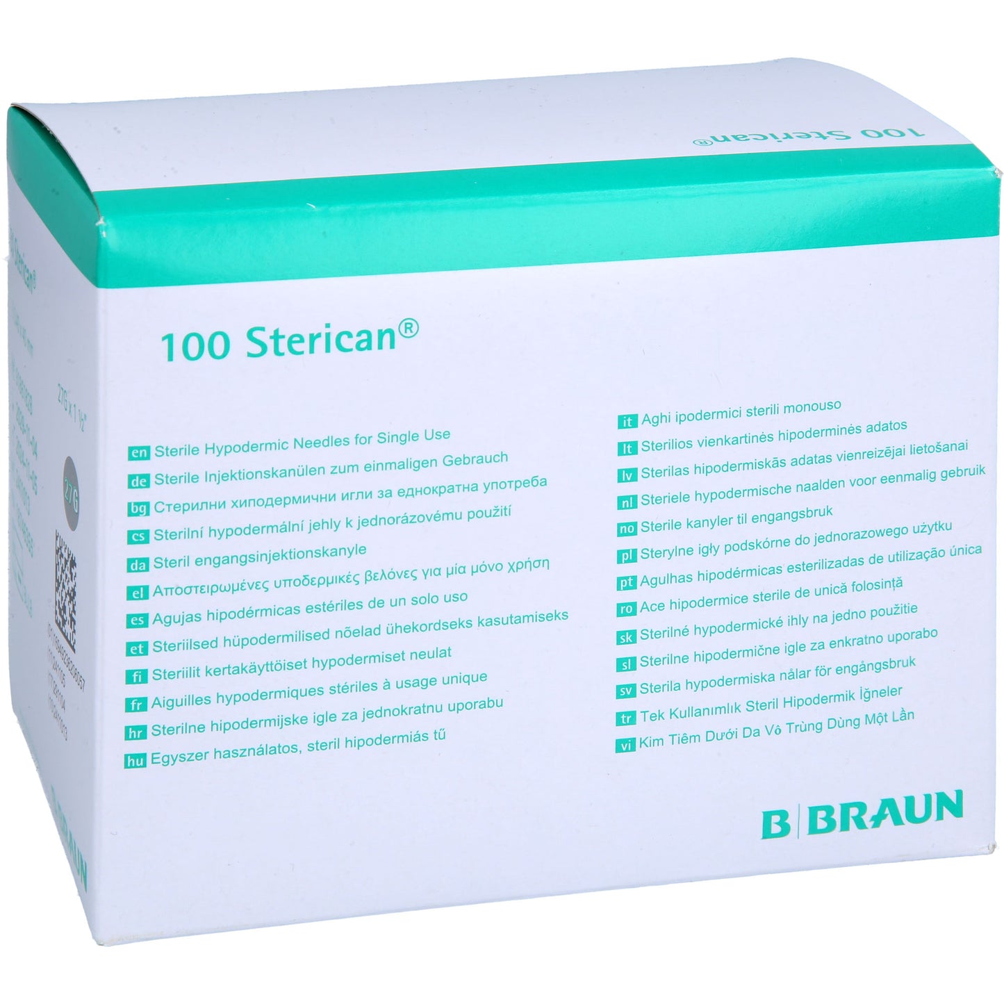 STERICAN Einmalkanüle 27 G 40 mm 100 St