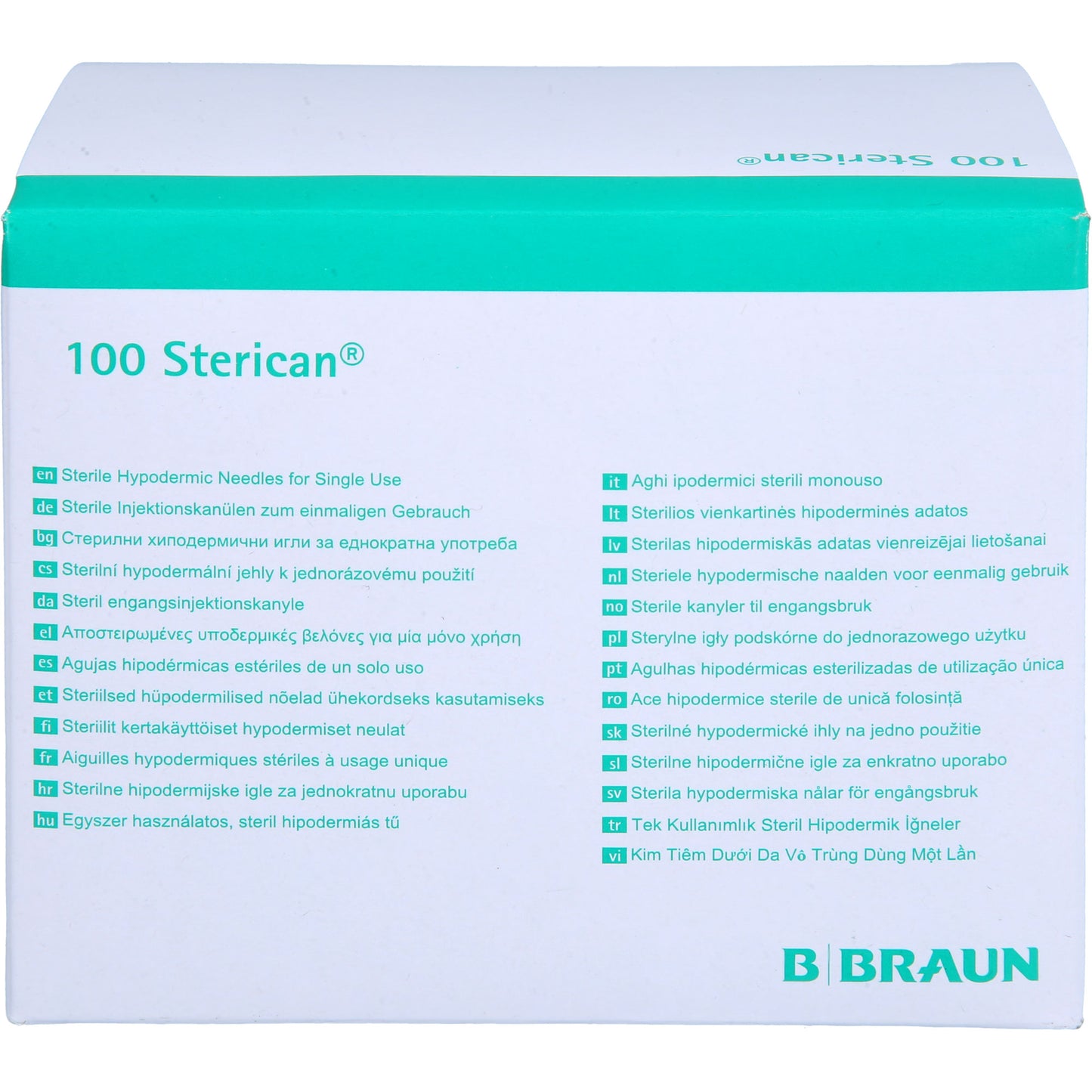 STERICAN Einmalkanüle 21 G 25 mm 100 St