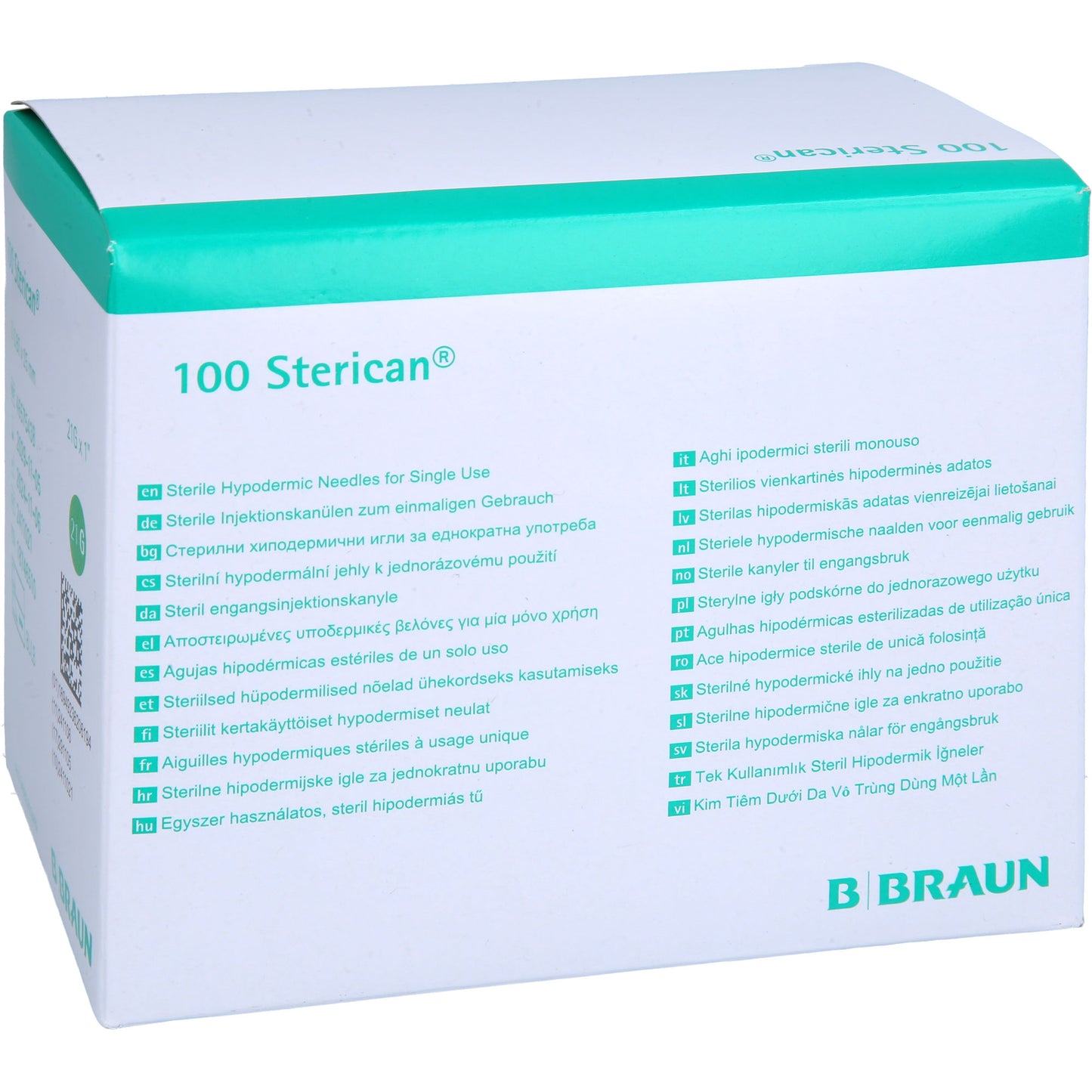 STERICAN Einmalkanüle 21 G 25 mm 100 St