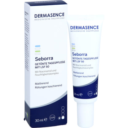 DERMASENCE Seborra Getönte Tagespflege mit LSF 50 30 ml