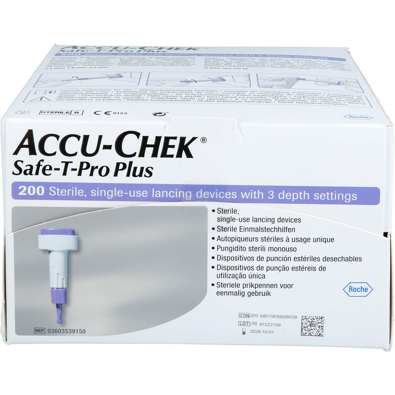 ACCU-CHEK SAFE T PRO PLUS 200 St