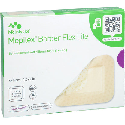MEPILEX Border Flex Lite Schaumverband 4x5 cm 10 St