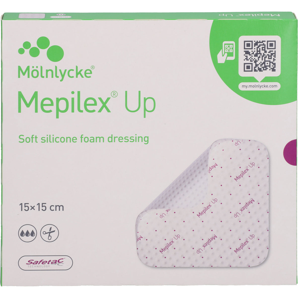 MEPILEX Up 15x15 cm Schaumverband 5 St