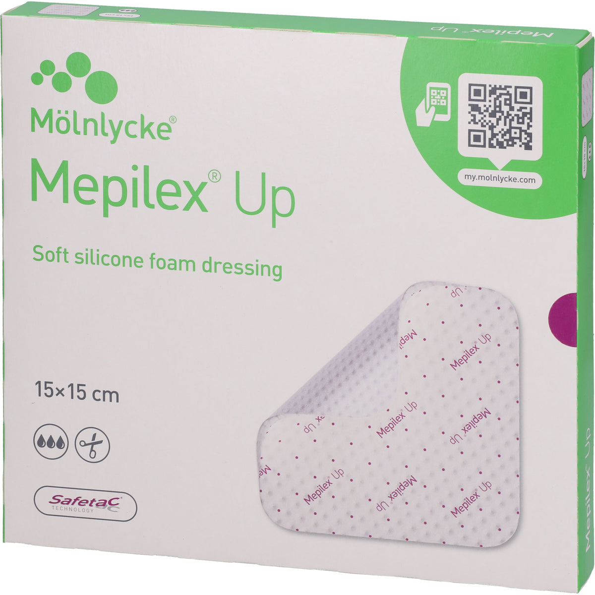 MEPILEX Up 15x15 cm Schaumverband 5 St