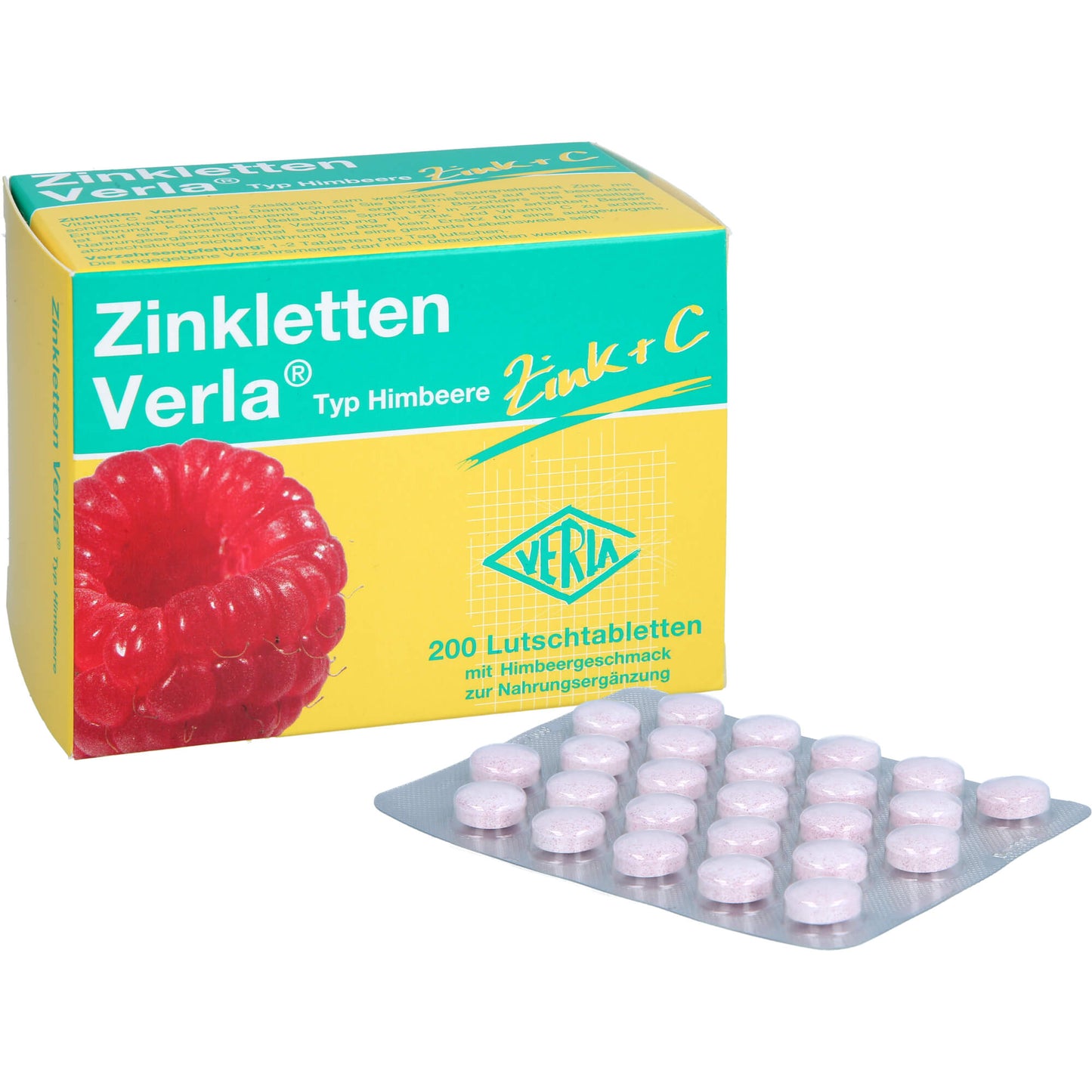 ZINKLETTEN Verla Himbeere Lutschtabletten 200 St