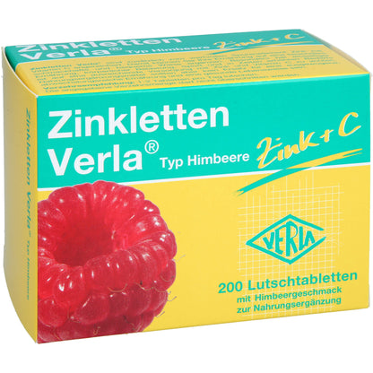 ZINKLETTEN Verla Himbeere Lutschtabletten 200 St