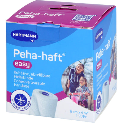 PEHA-HAFT easy Fixierbinde 6 cmx4 m weiß 1 St
