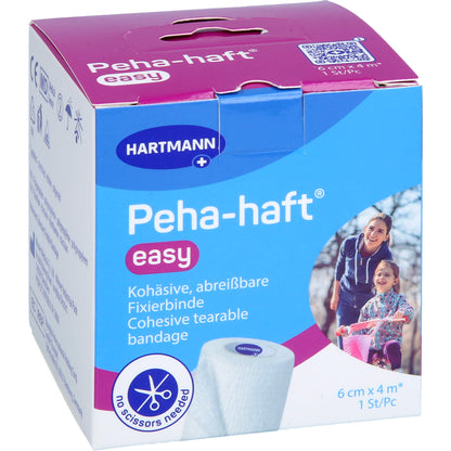 PEHA-HAFT easy Fixierbinde 6 cmx4 m weiß 1 St
