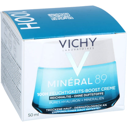 VICHY MINERAL 89 Creme reichhaltig ohne Duft 50 ml