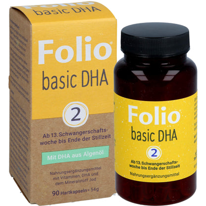 FOLIO 2 basic DHA Hartkapseln 90 St