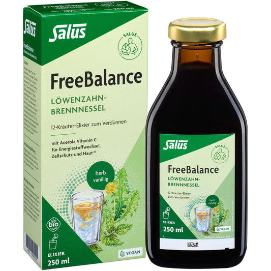 FREEBALANCE Löwenzahn-Brennnessel Elixier Bio 250 ml