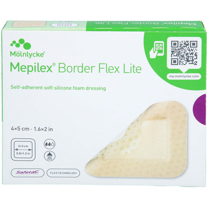 MEPILEX Border Flex Lite Schaumverband 4x5 cm 10 St