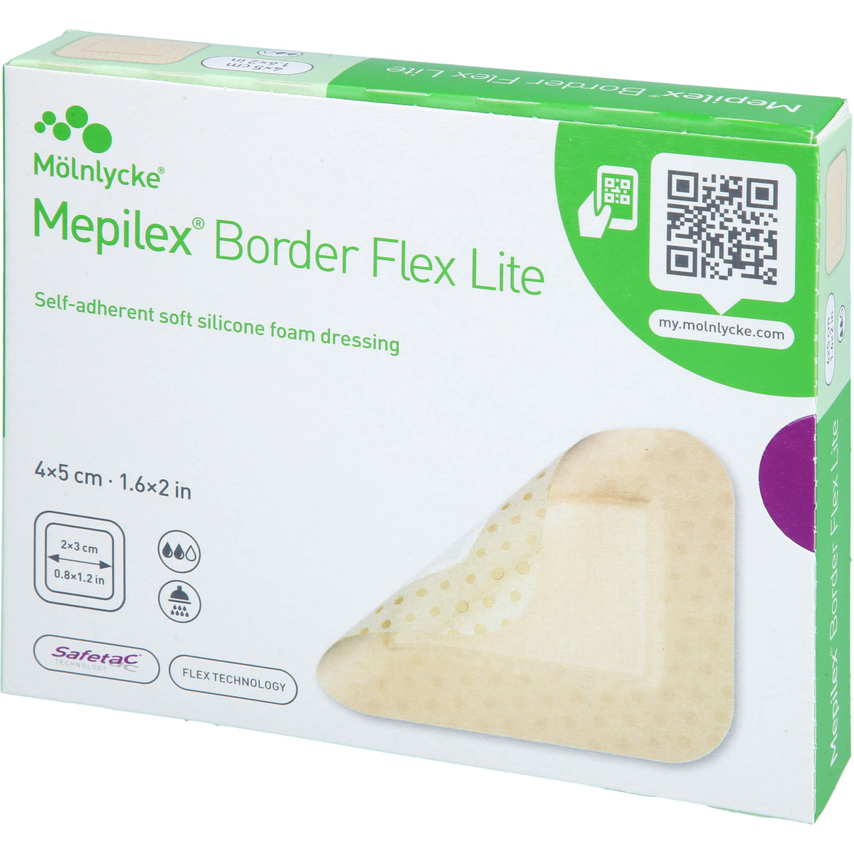 MEPILEX Border Flex Lite Schaumverband 4x5 cm 10 St
