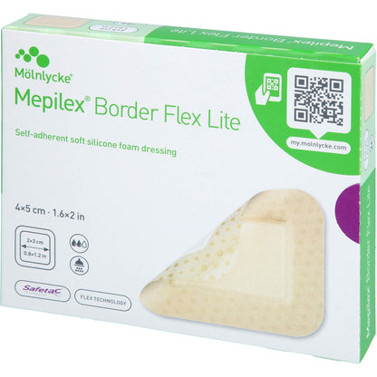 MEPILEX Border Flex Lite Schaumverband 4x5 cm 10 St