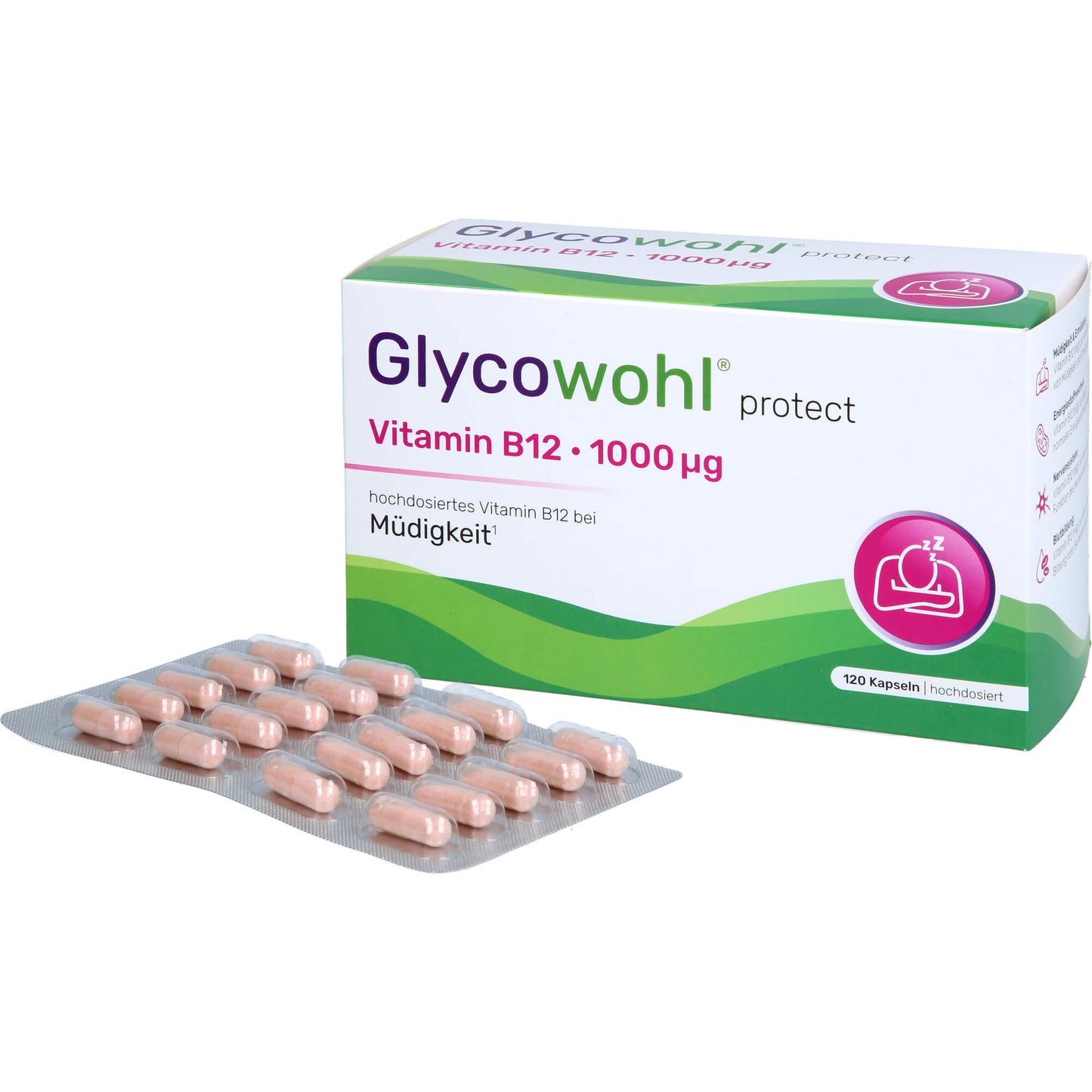 GLYCOWOHL Vitamin B12 1000 µg hochdos.vegan Kaps. 120 St