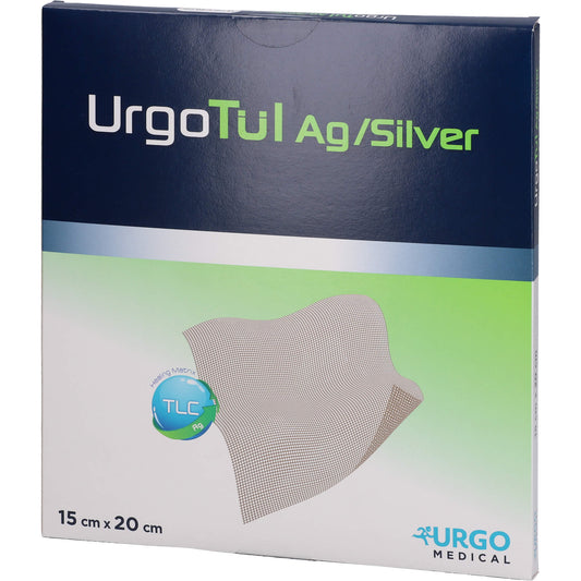 URGOTÜL Silver 15x20 cm Wundgaze 10 St