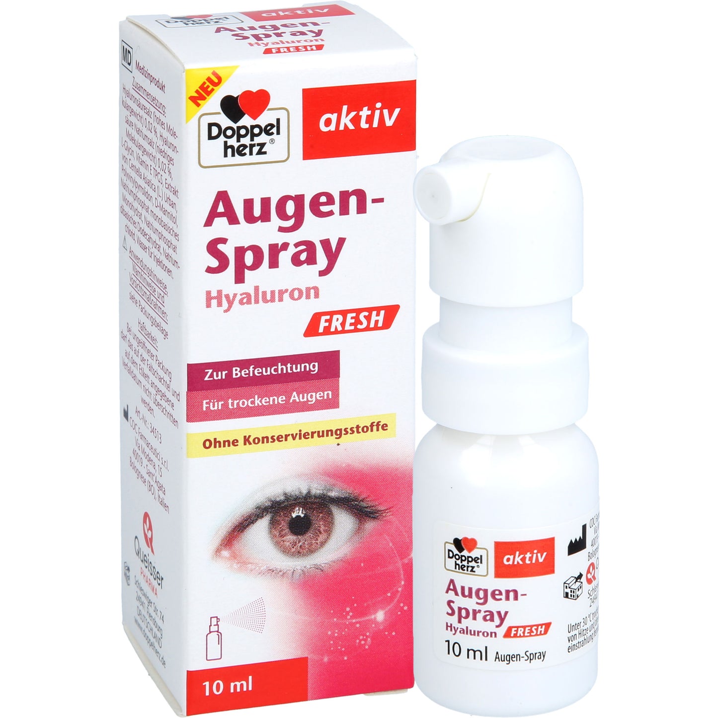 DOPPELHERZ Augen-Spray Hyaluron FRESH 10 ml