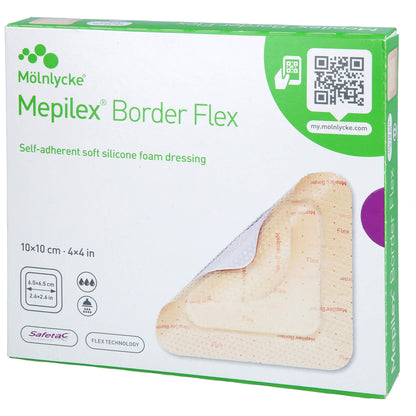 MEPILEX Border Flex Schaumverb.haft.10x10 cm 5 St