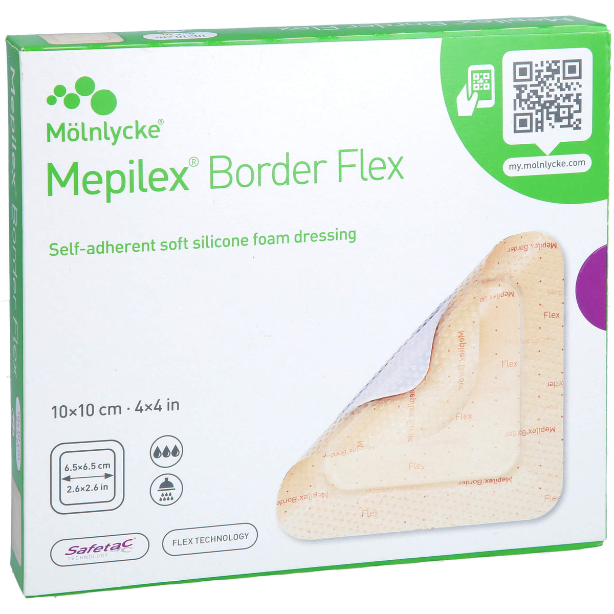 MEPILEX Border Flex Schaumverb.haft.10x10 cm 5 St