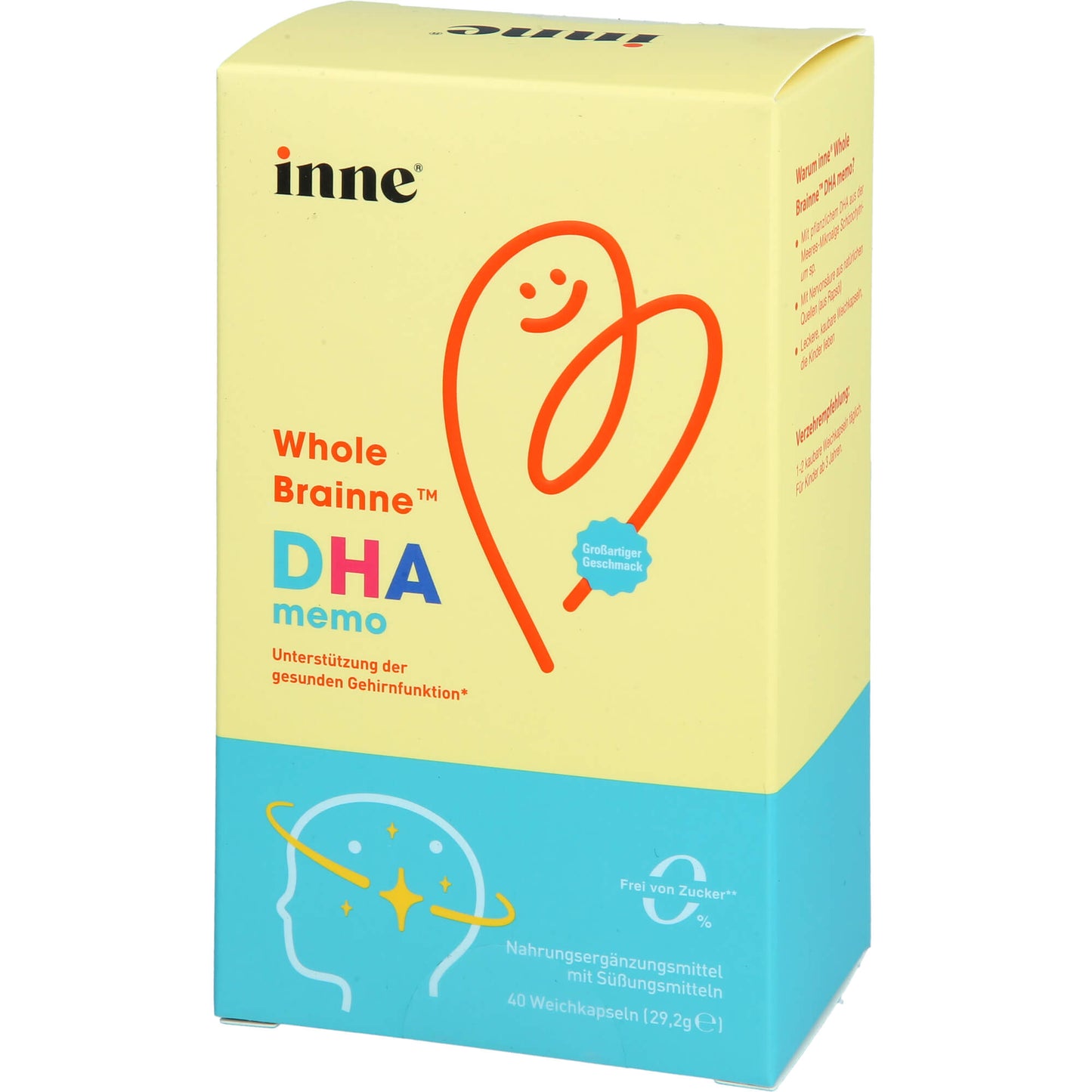 INNE Whole Brainne DHA memo Weichkapseln 40X0.7 g