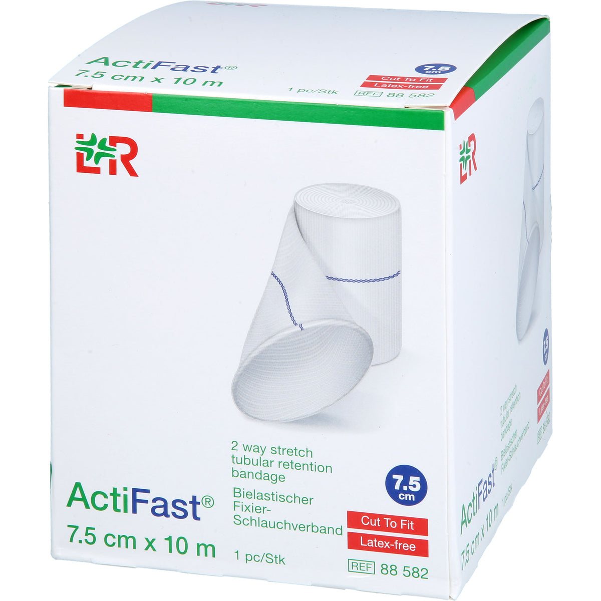 ACTIFAST schlauchf.Fixierverb.7,5 cmx10 m blau 1 St