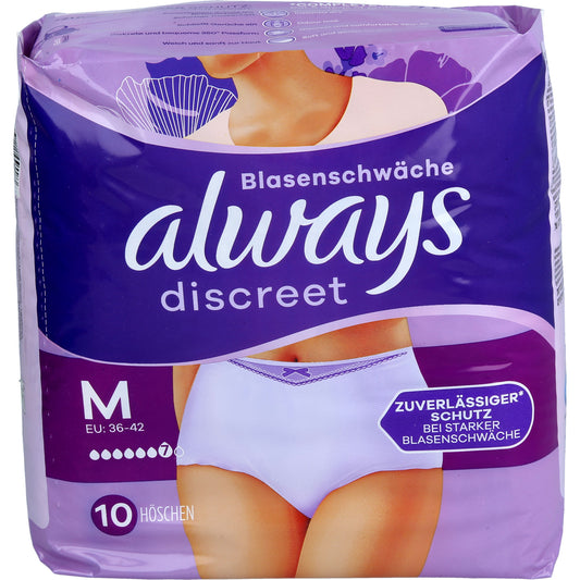 ALWAYS discreet Inkontinenz Pants plus M 10 St
