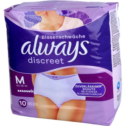 ALWAYS discreet Inkontinenz Pants plus M 10 St