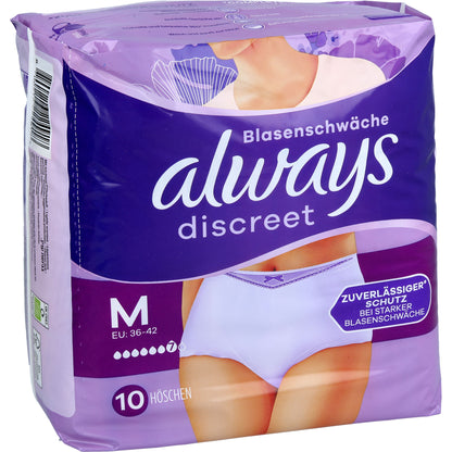 ALWAYS discreet Inkontinenz Pants plus M 10 St