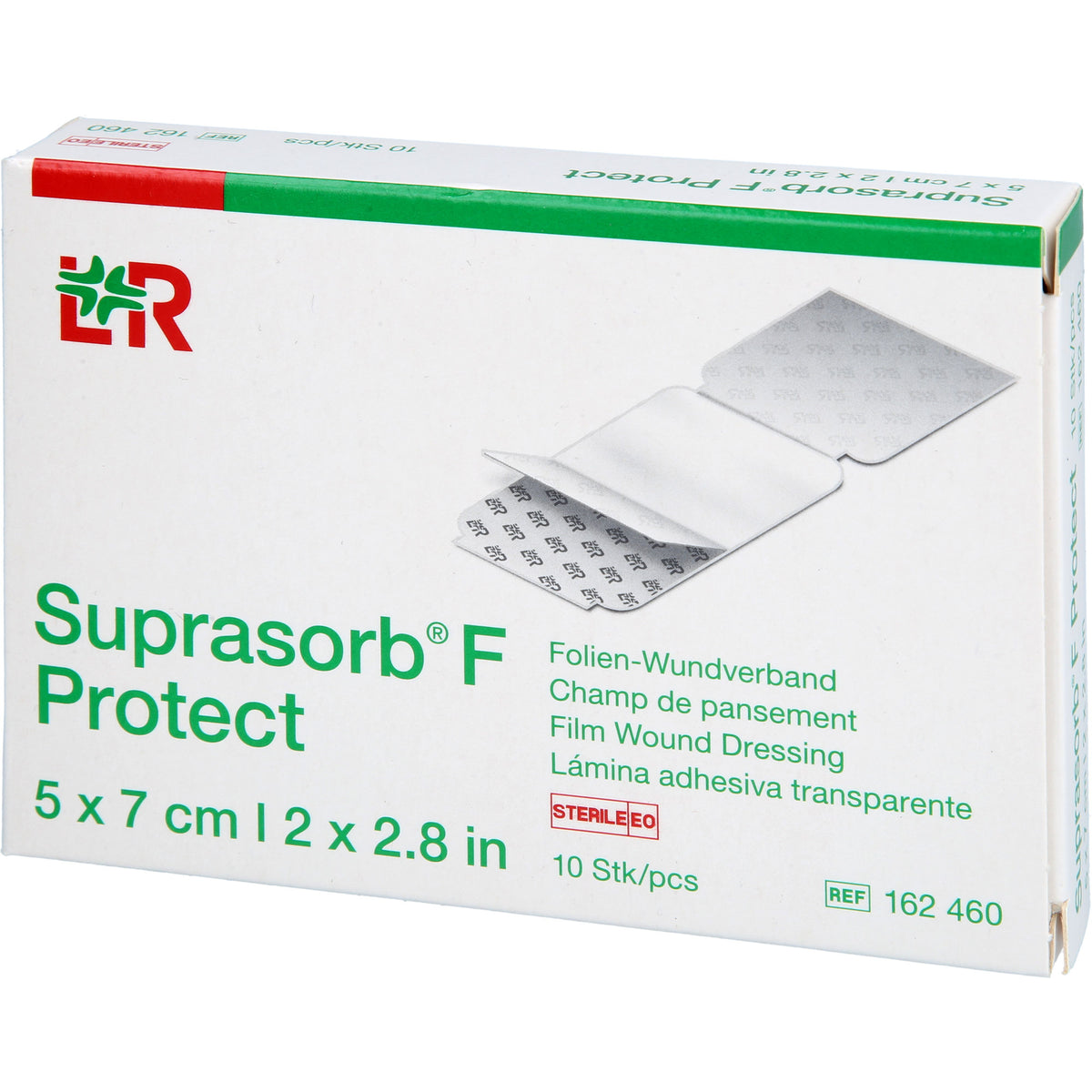 SUPRASORB F Protect Folien-Wundverb.5x7 cm ste. 10 St