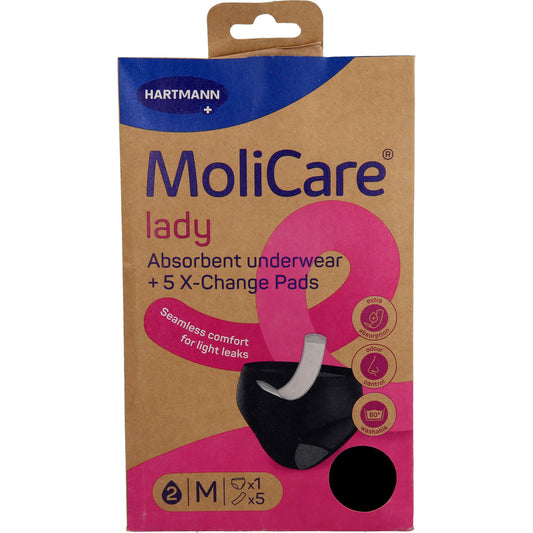 MOLICARE lady Absorbent underwear+5 Pads Gr.M 1 St