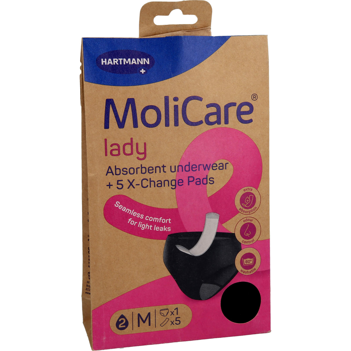 MOLICARE lady Absorbent underwear+5 Pads Gr.M 1 St