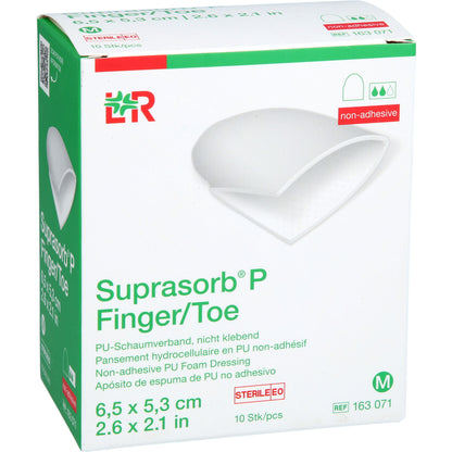 SUPRASORB P Finger/Toe PU-Schaumverb.steril Gr.M 10 St
