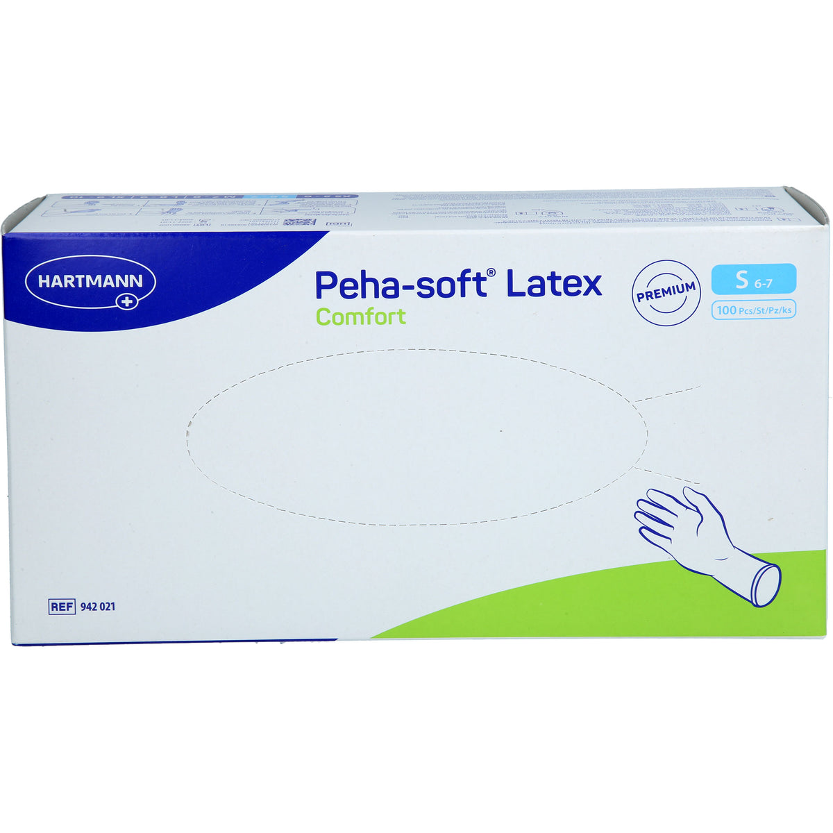 PEHA-SOFT Latex Comfort Unt.Hands.unsteril pf S 100 St