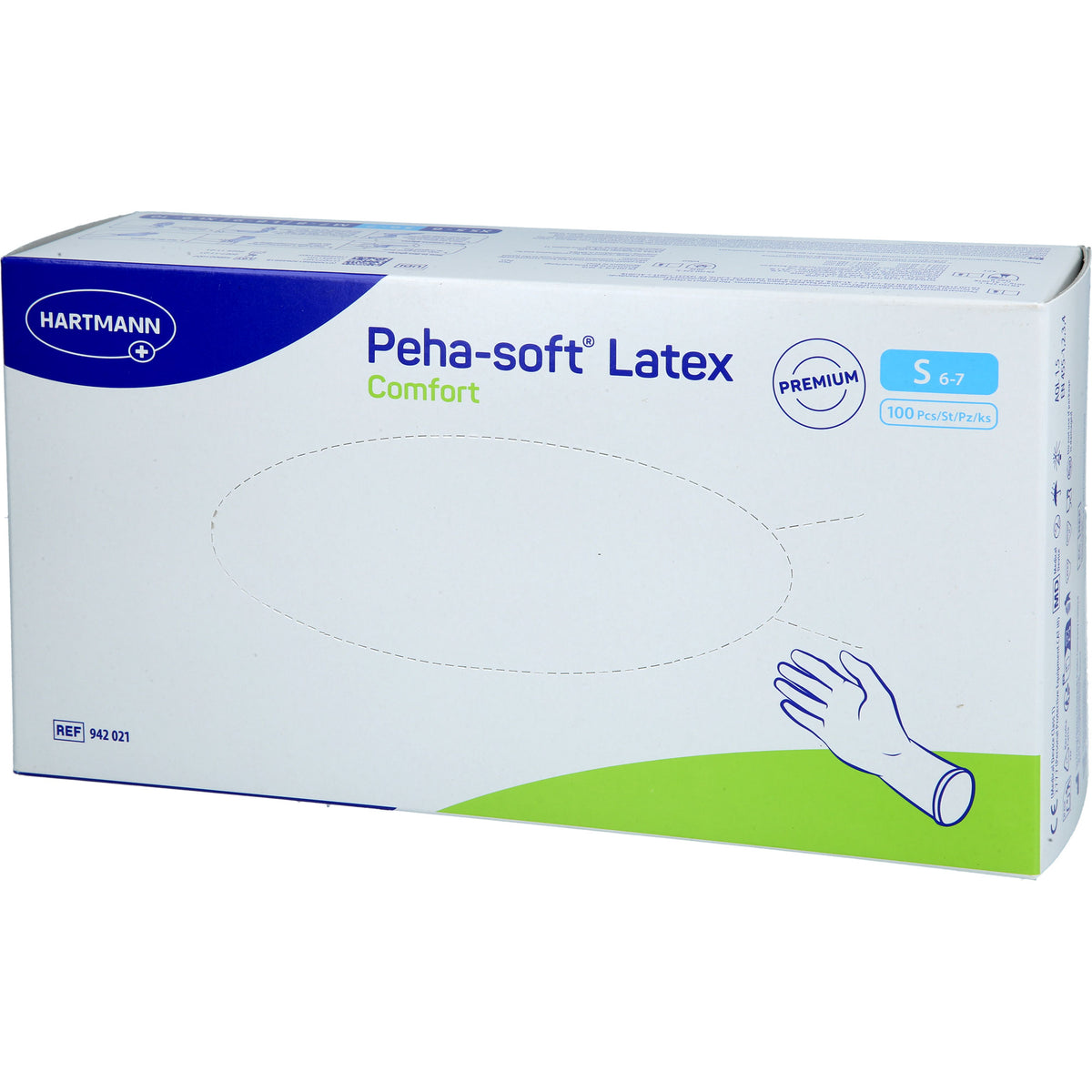 PEHA-SOFT Latex Comfort Unt.Hands.unsteril pf S 100 St