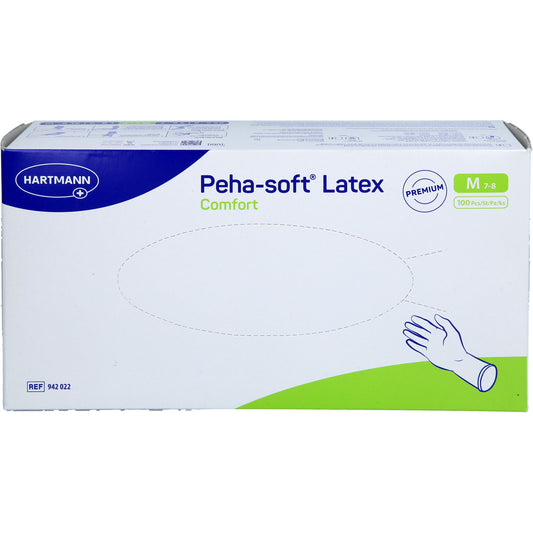 PEHA-SOFT Latex Comfort Unt.Hands.unsteril pf M 100 St