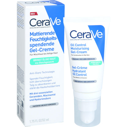 CERAVE feuchtigkeitsspendende Gel-Creme matt 52 ml