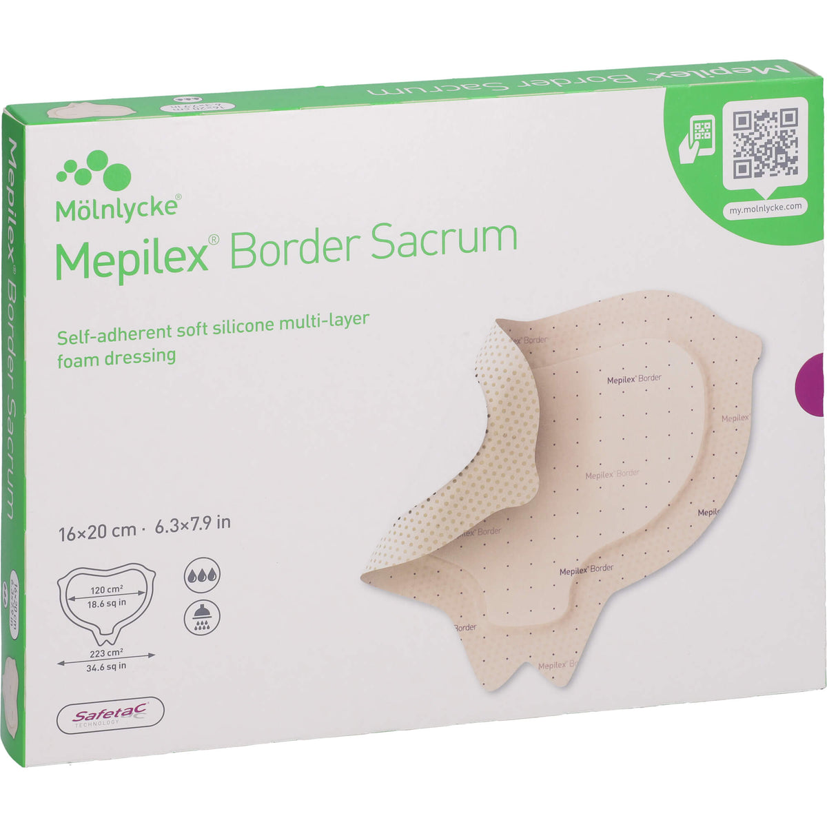 MEPILEX Border Sacrum Schaumverb.16x20 cm steril 5 St