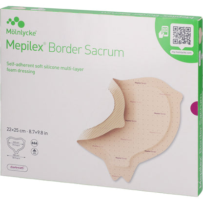 MEPILEX Border Sacrum Schaumverb.22x25 cm steril 5 St