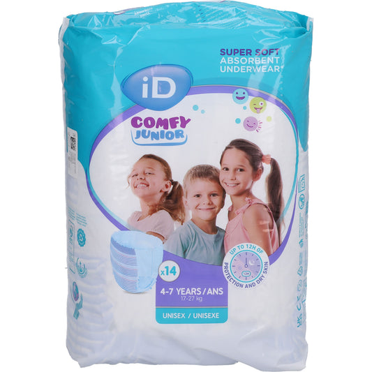 ID Comfy Junior Pants 4-7 Jahre 17-27 kg 14 St