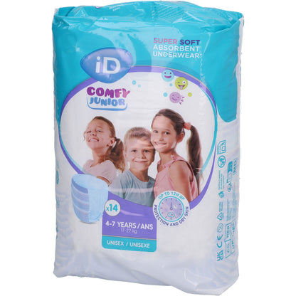 ID Comfy Junior Pants 4-7 Jahre 17-27 kg 14 St