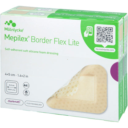 MEPILEX Border Flex Lite Schaumverband 4x5 cm 20 St