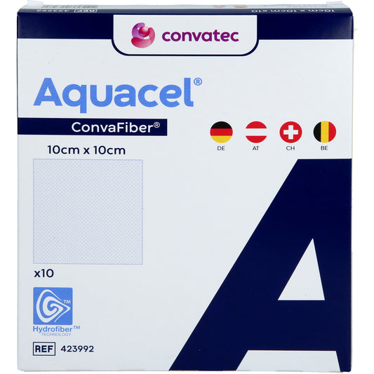 AQUACEL ConvaFiber 10x10 cm Verband 10 St