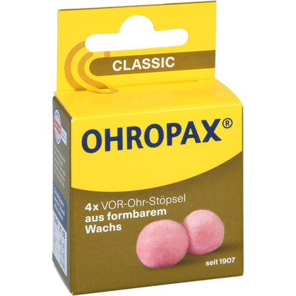 OHROPAX Classic Wachs Vor-Ohr Stöpsel 4 St