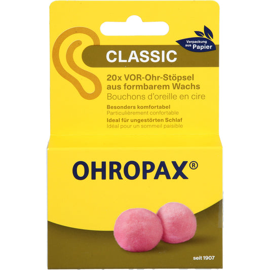OHROPAX Classic Wachs Vor-Ohr Stöpsel 20 St