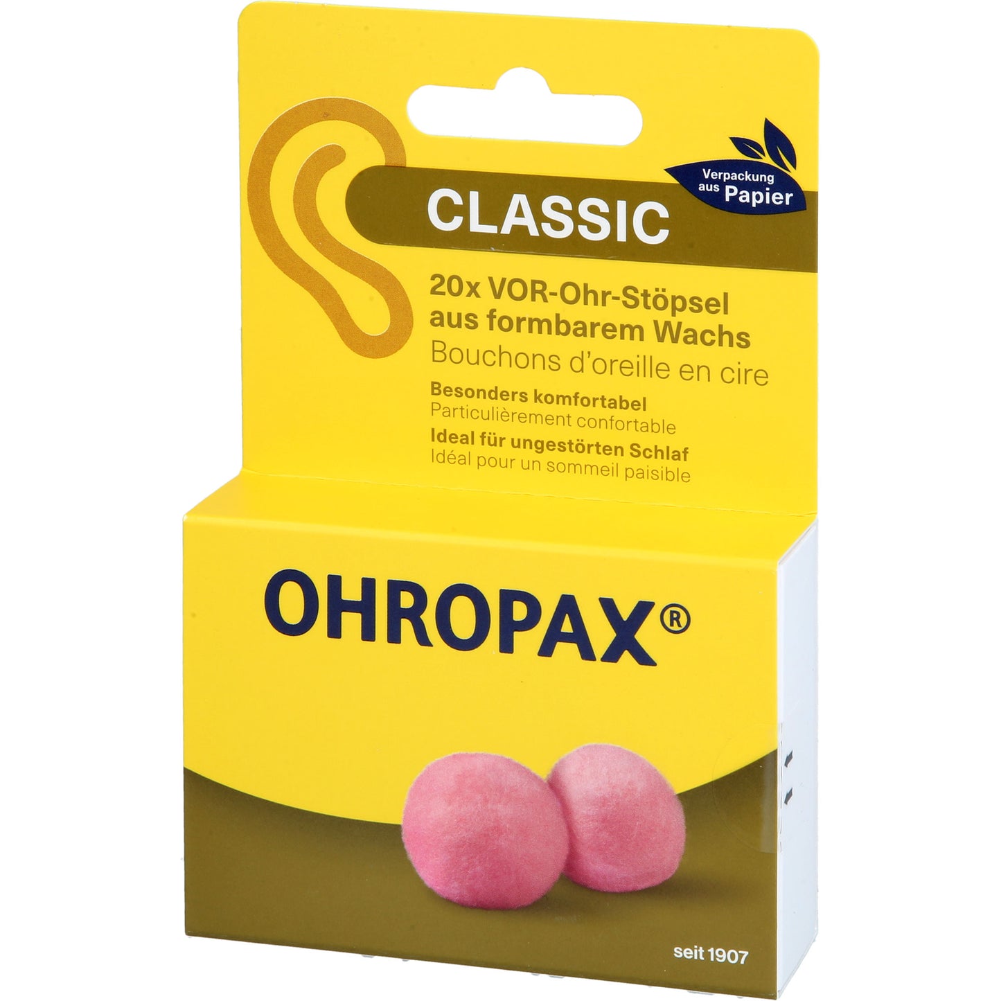 OHROPAX Classic Wachs Vor-Ohr Stöpsel 20 St