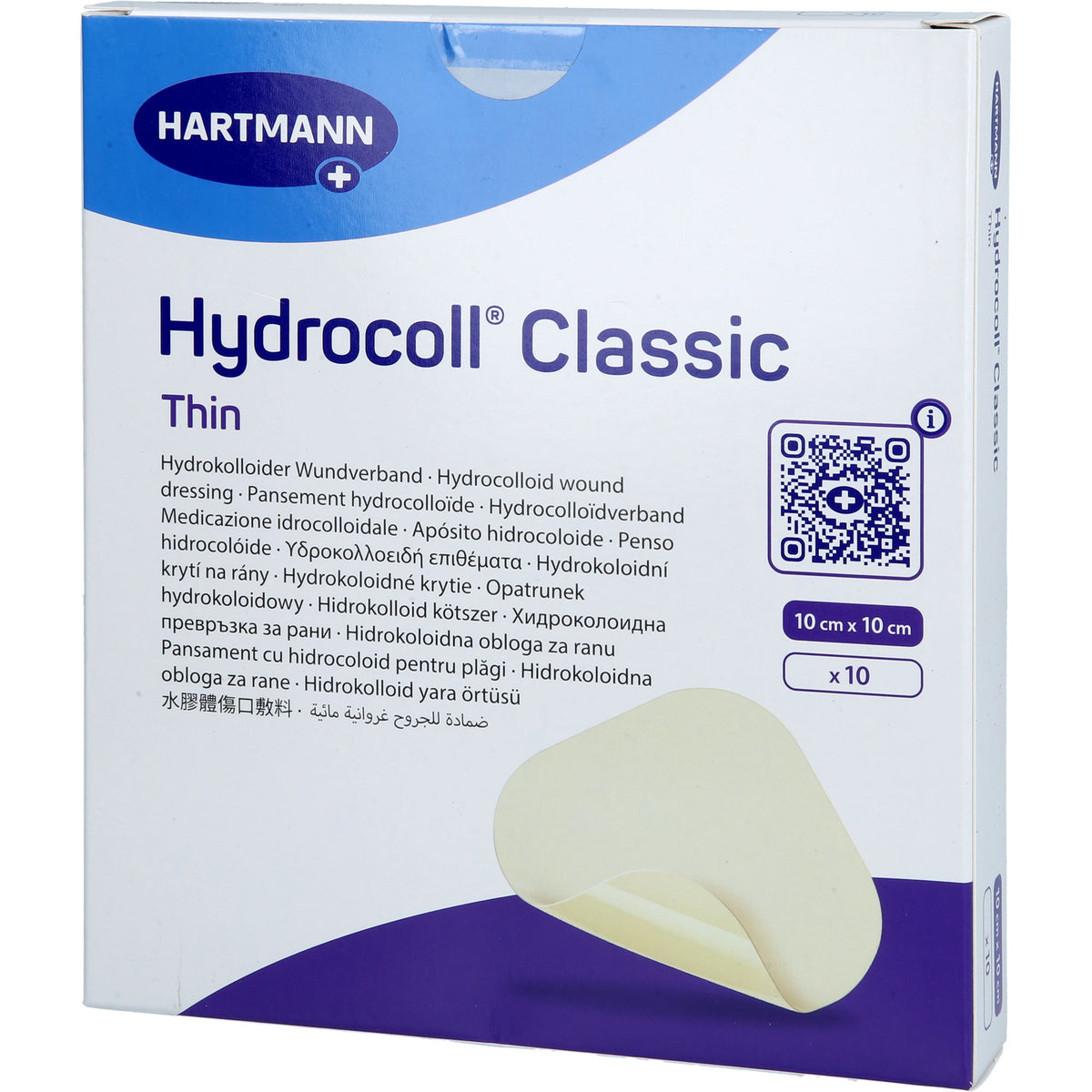 HYDROCOLL Classic Thin Wundverband 10x10 cm 10 St