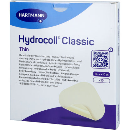 HYDROCOLL Classic Thin Wundverband 10x10 cm 10 St
