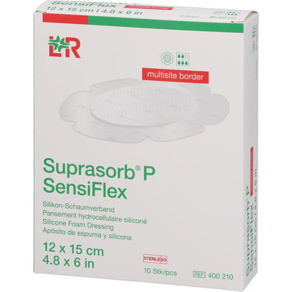 SUPRASORB P SensiFlex multisite border 12x15cm 10 St